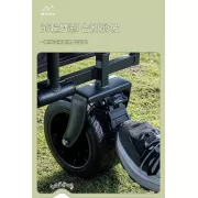 Многофункциональная складная тележка с регулируемой ручкой и столешницей