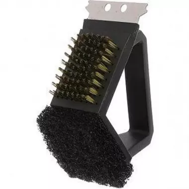 Щетка для чистки барбекю CD-15A с пластиковой ручкой