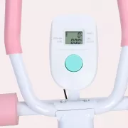 Тренажер напольный (myj) для пресса и ног, с резинками MM3000 Розовый