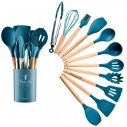 Набір кухонного приладдя силіконовий Kitchen Set RB-2239 синій (12 предметів)