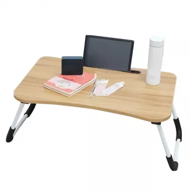 Стол для ноутбука и планшета M&T Displays складной 60х40х28 матовый под дерево Темное дерево