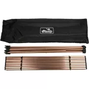 Стол раскладной для рыбалки и пикника 50х50см с чехлом Коричневый