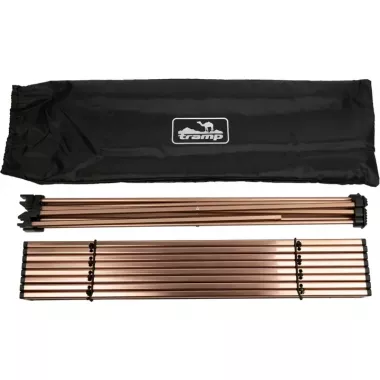 Стол раскладной для рыбалки и пикника 50х50см с чехлом Коричневый