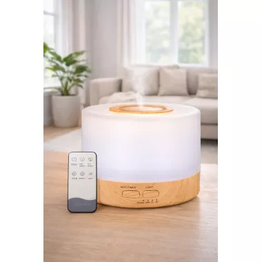 Увлажнитель воздуха очиститель 3в1 / Ультразвуковой бесшумный аромадифузор 700 мл / Портативный светодиодный ночник