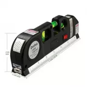 Лазерний рівень із вбудованою рулеткою FIXIT Laser Level Pro 3 4в1 рулетка лінійка