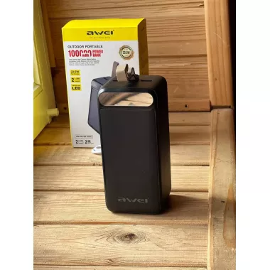 Повербанк 100000 mAh AWEI P101K для поездок и работы ∙ Внешний аккумулятор ∙ Power Bank Повербанк 100000 mAh AWEI P101K для поездок и работы ∙ Внешний аккумулятор ∙ Power Bank