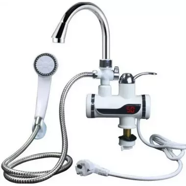 Нижнє підключення до води Проточний водонагрівач із душем Нижнє підключення до води Проточний водонагрівач із душем