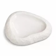 Керамическое блюдо с фактурным дизайном 31х23 см