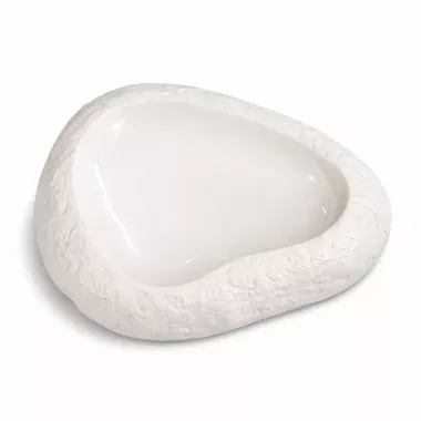 Керамическое блюдо с фактурным дизайном 31х23 см Керамическое блюдо с фактурным дизайном 31х23 см