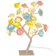 Белая Настольная светодиодная лампа / Дерево Роза / Декоративная настольная лампа для дома