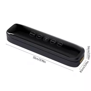 Кухонный вакуумный упаковщик Vacuum sealer Model 10 / Вакууматор для продуктов / Кухонный вакууматор 33х8,5х6см от сети