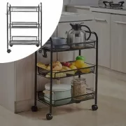 Етажерка органайзер 3-х ярусна на коліщатках