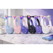 Бездротові навушники з котячими вушками та лід підсвічуванням Cat Ear Y47 Led, Bluetooth навушники з мікрофоном