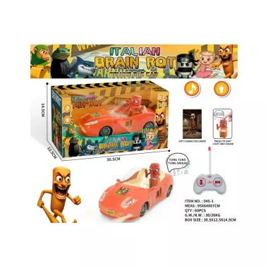 Радиоуправляемая машинка Italian Brain Rot - Deluxe R/C Car Tung Tung Tung Sahur