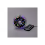 Гирлянда Роса 200 м МУЛЬТИК – зеленая нить, пульт, 8 режимов