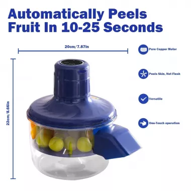 Овощечистка электрическая для чистки фруктов и овощей 20х20х23 см Овощечистка электрическая для чистки фруктов и овощей 20х20х23 см