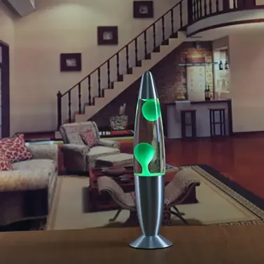 Зеленая Ночник-светильник Лавовая лампа 37 см Лава лампа