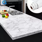 Самоклеящаяся пленка Supretto Мрамор 5Mх0. 60M Черная