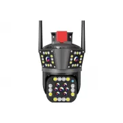 Wi-Fi видеокамера с тремя объективами уличная SD/карта YOSO YO-IPC49D6MP50 PTZ 2.8mm V380