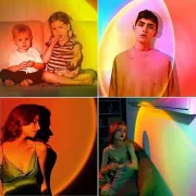 Sunset Lamp RGB 16 цветов - проекционный светильник заката, рассвета с пультом