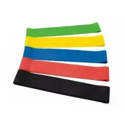 Резинки для фитнеса 30см, универсальный тренажер, 5 резинок, Резинки для йоги, Резинки для пилатеса