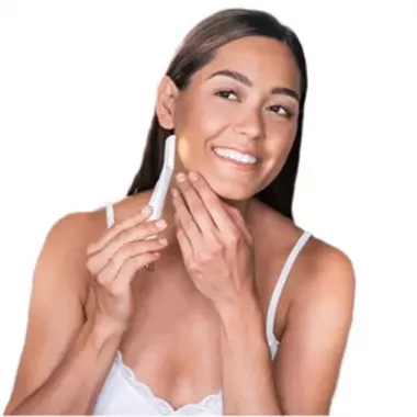 Триммер-эпилятор женский Flawless Dermaplane Glo, эпилятор для интимных зон