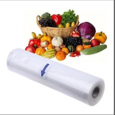 Вакуумні гофровані пакети в рулонах Плівка для вакуумного пакувальника 15 см Вакуумні гофровані пакети в рулонах Плівка для вакуумного пакувальника 15 см