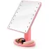 Розовый Зеркало с LED подсветкой для макияжа Magic MakeUp Mirror