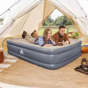 Надувной двухместный матрас со встроенным насосом 200x150x40 см