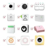 Термобумага без клейкого основания для Bluetooth мини принтера 5 шт