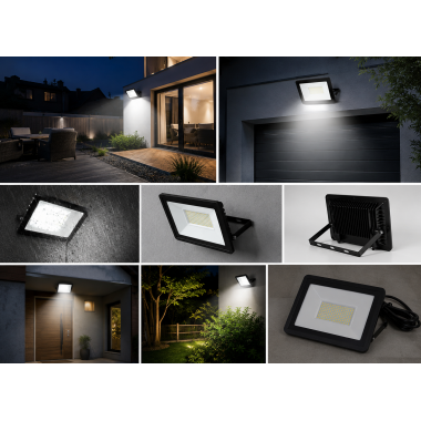 Прожектор светодиодный AEON LED 100W / Уличный LED светильник / Светодиодный фонарь-прожектор от 220 В