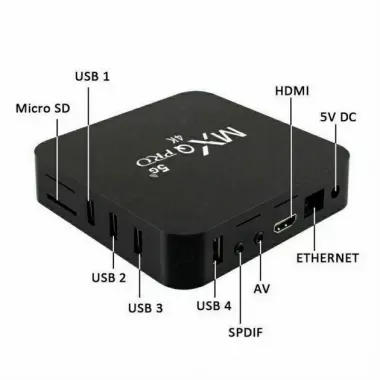 ТВ-приставка Smart TV Box MXQ Pro 4K 5G 4/32gb ТВ-приставка Smart TV Box MXQ Pro 4K 5G 4/32gb