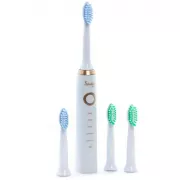 Электрическая зубная щетка Shuke SK-601 аккумуляторная ультразвуковая щетка для зубов 3 насадки