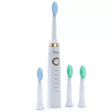 Электрическая зубная щетка Shuke SK-601 аккумуляторная ультразвуковая щетка для зубов 3 насадки Электрическая зубная щетка Shuke SK-601 аккумуляторная ультразвуковая щетка для зубов 3 насадки