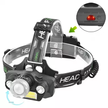 Налобный аккумуляторный фонарик BL-T45-T6 Налобный аккумуляторный фонарик BL-T45-T6