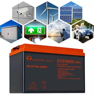 Гелевый аккумулятор BATTERY GEL Turkishh Solar 12V 100 Ah