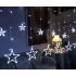Світлодіодна гірлянда штора зорепад 138LED (гірлянда із зірками): довжина 2,5м (білий колір)