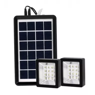Портативная солнечная система EP-05 3в1 6v3w, Led лампы х2, powerbank