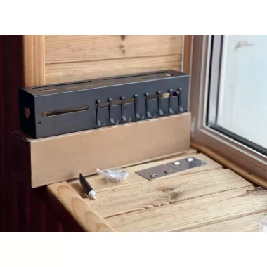 Настенный многофункциональный органайзер для хранения кухонных принадлежностей 30 см