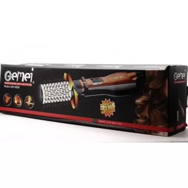 Фен гребінець, що обертається, з насадками Gemei GM-4828 повітряний стайлер для укладання волосся Фен гребінець, що обертається, з насадками Gemei GM-4828 повітряний стайлер для укладання волосся