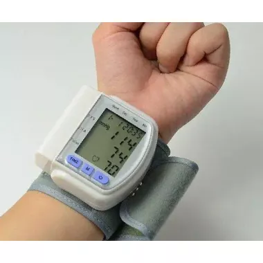 Автоматичний тонометр для вимірювання тиску пульсу на запясті Blood Pressure Monitor CK-102S