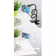 Гибкий держатель штатив для телефона с прищепкой Черный