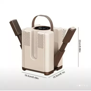 Сушилка для обуви, электросушилка на 3 пары с таймером от 30 до 120 минут быстрой сушки ботинок с ультрафиолетом, вертикальная с антибактериальным эффектом