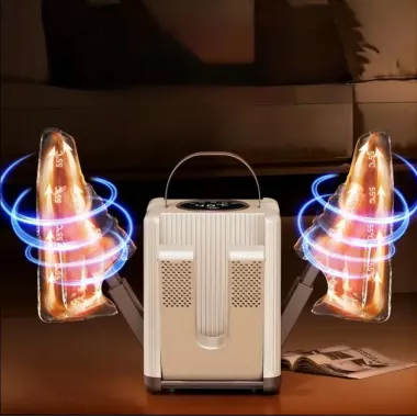 Сушилка для обуви, электросушилка на 3 пары с таймером от 30 до 120 минут быстрой сушки ботинок с ультрафиолетом, вертикальная с антибактериальным эффектом