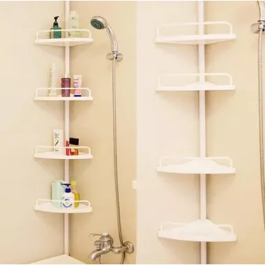 Угловая полка для ванной комнаты Multi Corner Shelf, металлическая