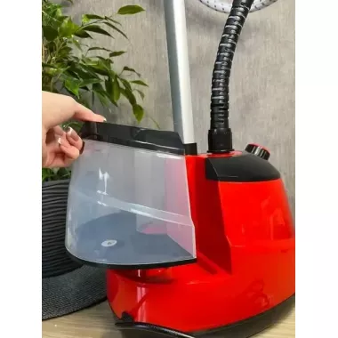 Вертикальный отпариватель для одежды Garment Steamer 2000W / Красный Паровой утюг для всех видов ткани