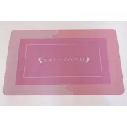 Коврик в ванну влаговпитывающий суперпоглощающий нескользящий Bath Mat Super Absorbent (40х60см) розовый
