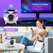 Портативная Bluetooth колонка с RGB-подсветкой, беспроводная колонка с диско-шаром на ножках BLTH-0322