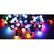Гірлянда матова кулька 40LED 5м (флеш) 18мм, Новорічна бахрама, Світлодіодна гірлянда, Вулична гірлянда