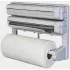 Кухонный диспенсер для пленки, фольги и полотенец Kitchen Roll Triple Paper dispenser, держатель для полотенец